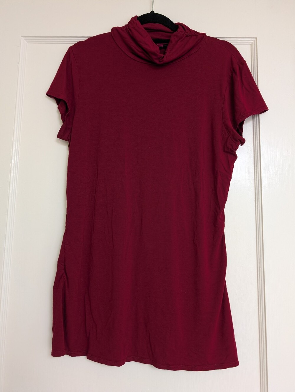 Vintage Vince Camuto Short Sleeve High Neck Top - Large
